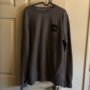 North Face Gray Crew Neck